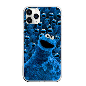 Чехол для iPhone 11 Pro Max матовый с принтом Коржик в городе Новоалтайск, Силикон |  | cookie monster | коржик | улица сезам