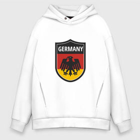 Мужское худи Oversize хлопок с принтом Germany в городе Новоалтайск, френч-терри — 70% хлопок, 30% полиэстер. Мягкий теплый начес внутри —100% хлопок | боковые карманы, эластичные манжеты и нижняя кромка, капюшон на магнитной кнопке | football | germany | sport | германия | мяч | нойер | орёл | сборная | спорт | флаг | футбол | чемпионат мира