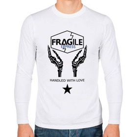 Мужской лонгслив хлопок с принтом FRAGILE EXPRESS в городе Новоалтайск, 100% хлопок |  | fragile express | hideo kojima | hilermo del toro | kojima productions | norman reedus | бурят гений | гильермо дель торо | кодзима | кодзима продакшн | леа сейду | лея | мадс миккельсен | норман ридус | хидео кодзима
