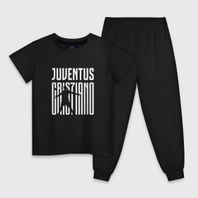 Детская пижама хлопок с принтом Juventus - Cristiano Ronaldo 7 в городе Новоалтайск, 100% хлопок |  брюки и футболка прямого кроя, без карманов, на брюках мягкая резинка на поясе и по низу штанин
 | Тематика изображения на принте: 0x000000123 | cristiano ronaldo | juventus | криштиано роналдо | ювентус