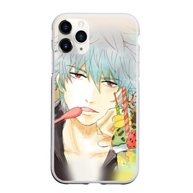 Чехол для iPhone 11 Pro Max матовый с принтом Gintama в городе Новоалтайск, Силикон |  | гинтама | манга | самурай | серебряная душа | сериал | япония