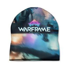 Шапка 3D с принтом WARFRAME FORTUNA в городе Новоалтайск, 100% полиэстер | универсальный размер, печать по всей поверхности изделия | Тематика изображения на принте: 2019 | fortuna | stalker | warframe | варфрейм | сталкер | тэнно