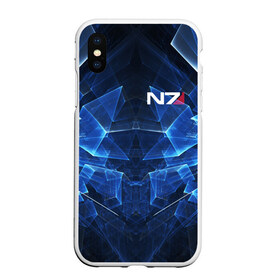Чехол для iPhone XS Max матовый с принтом MASS EFFECT N7 в городе Новоалтайск, Силикон | Область печати: задняя сторона чехла, без боковых панелей | Тематика изображения на принте: n7 | альянс | броня | костюм | масс эффект | н7