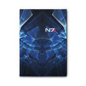 Обложка для автодокументов с принтом MASS EFFECT N7 в городе Новоалтайск, натуральная кожа |  размер 19,9*13 см; внутри 4 больших “конверта” для документов и один маленький отдел — туда идеально встанут права | n7 | альянс | броня | костюм | масс эффект | н7