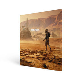 Холст квадратный с принтом FAR CRY 5 LOST ON MARS в городе Новоалтайск, 100% ПВХ |  | action | far cry | far cry 5 | lost on mars | игра | космонавт | космос | марс | экшн