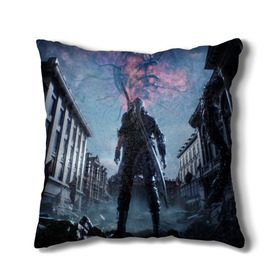 Подушка 3D с принтом DEVIL MAY CRY 5 в городе Новоалтайск, наволочка – 100% полиэстер, наполнитель – холлофайбер (легкий наполнитель, не вызывает аллергию). | состоит из подушки и наволочки. Наволочка на молнии, легко снимается для стирки | devil may cry | game | девил май край | игра