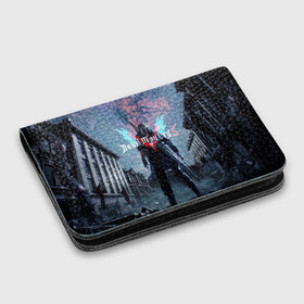 Картхолдер с принтом с принтом DEVIL MAY CRY 5 в городе Новоалтайск, натуральная матовая кожа | размер 7,3 х 10 см; кардхолдер имеет 4 кармана для карт; | devil may cry | game | девил май край | игра