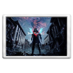Магнит 45*70 с принтом DEVIL MAY CRY 5 в городе Новоалтайск, Пластик | Размер: 78*52 мм; Размер печати: 70*45 | devil may cry | game | девил май край | игра