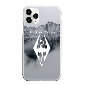 Чехол для iPhone 11 Pro матовый с принтом TES V SKYRIM в городе Новоалтайск, Силикон |  | Тематика изображения на принте: dragon | mountain | skyrim | tes | tes 5 | the elder scrolls | горы | дракон | логотип | эмблема