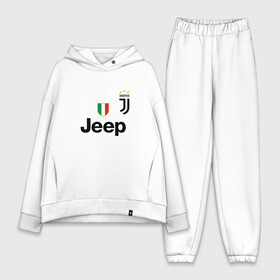 Женский костюм хлопок Oversize с принтом RONALDO JUVE SPORT в городе Новоалтайск,  |  | cr7 | fc | football | football club | juventus | ronaldo | sport | роналдо | спорт | спортивные | униформа | фирменные цвета | фк | футбол | футбольный клуб | ювентус