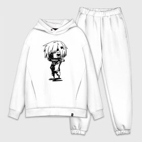 Мужской костюм хлопок OVERSIZE с принтом Токийский гуль в городе Новоалтайск,  |  | anime | tokyo ghoul | аниме | анимэ | гули | канеки кен | кузен йошимура | наки | нишики нишио | ренджи йомо | ризе камиширо | токийский гуль | тоука киришима | ута | хинами фуэгучи | шуу цукияма