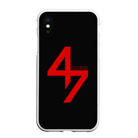 Чехол для iPhone XS Max матовый с принтом AGENT 47 HITMAN (НА СПИНЕ) в городе Новоалтайск, Силикон | Область печати: задняя сторона чехла, без боковых панелей | agent 47 | агент 47 | хитман