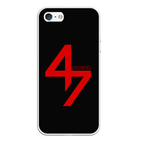 Чехол для iPhone 5/5S матовый с принтом AGENT 47 HITMAN (НА СПИНЕ) в городе Новоалтайск, Силикон | Область печати: задняя сторона чехла, без боковых панелей | agent 47 | агент 47 | хитман
