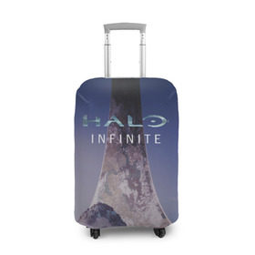 Чехол для чемодана 3D с принтом HALO INFINITE в городе Новоалтайск, 86% полиэфир, 14% спандекс | двустороннее нанесение принта, прорези для ручек и колес | master chief | инфинит | мастер чиф | хало