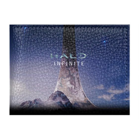 Обложка для студенческого билета с принтом HALO INFINITE в городе Новоалтайск, натуральная кожа | Размер: 11*8 см; Печать на всей внешней стороне | master chief | инфинит | мастер чиф | хало