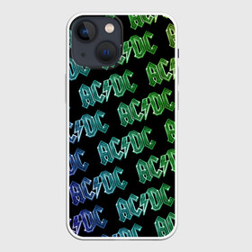Чехол для iPhone 13 mini с принтом AC DC. Паттерн Градиент в городе Новоалтайск,  |  | рок