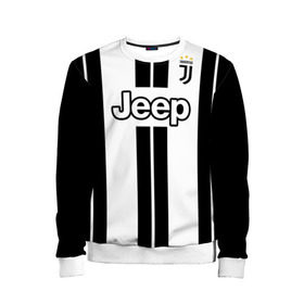 Детский свитшот 3D с принтом RONALDO JUVE SPORT в городе Новоалтайск, 100% полиэстер | свободная посадка, прямой крой, мягкая тканевая резинка на рукавах и понизу свитшота | cr7 | fc | клуб | криштиану роналду | роналдо | фк | форма | ювентус