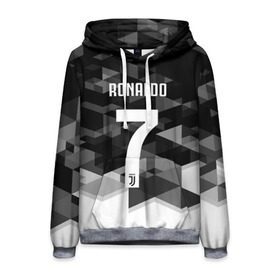 Мужская толстовка 3D с принтом RONALDO JUVE SPORT в городе Новоалтайск, 100% полиэстер | двухслойный капюшон со шнурком для регулировки, мягкие манжеты на рукавах и по низу толстовки, спереди карман-кенгуру с мягким внутренним слоем. | cr7 | fc | клуб | криштиану роналду | роналдо | фк | ювентус
