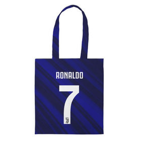Сумка 3D повседневная с принтом RONALDO JUVE SPORT в городе Новоалтайск, 100% полиэстер | Плотность: 200 г/м2; Размер: 34×35 см; Высота лямок: 30 см | cr7 | fc | клуб | криштиану роналду | роналдо | фк | ювентус