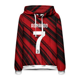 Мужская толстовка 3D с принтом RONALDO JUVE SPORT в городе Новоалтайск, 100% полиэстер | двухслойный капюшон со шнурком для регулировки, мягкие манжеты на рукавах и по низу толстовки, спереди карман-кенгуру с мягким внутренним слоем. | club | cr7 | fc | football | ronaldo | sport | криштиану роналду | роналдо | спорт | фк | форма | футбольный клуб | ювентус