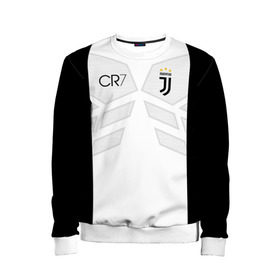 Детский свитшот 3D с принтом RONALDO JUVE SPORT в городе Новоалтайск, 100% полиэстер | свободная посадка, прямой крой, мягкая тканевая резинка на рукавах и понизу свитшота | cr7 | fc juventus | football | juve | juventus | ronaldo | sport | роналдо | спорт | футбол | ювентус