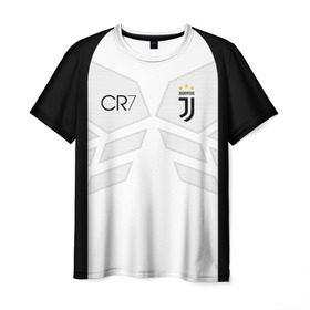 Мужская футболка 3D с принтом RONALDO JUVE SPORT в городе Новоалтайск, 100% полиэфир | прямой крой, круглый вырез горловины, длина до линии бедер | cr7 | fc juventus | football | juve | juventus | ronaldo | sport | роналдо | спорт | футбол | ювентус