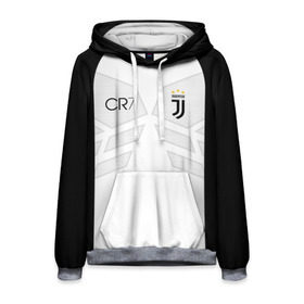 Мужская толстовка 3D с принтом RONALDO JUVE SPORT в городе Новоалтайск, 100% полиэстер | двухслойный капюшон со шнурком для регулировки, мягкие манжеты на рукавах и по низу толстовки, спереди карман-кенгуру с мягким внутренним слоем. | cr7 | fc juventus | football | juve | juventus | ronaldo | sport | роналдо | спорт | футбол | ювентус