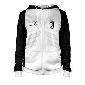 Женская толстовка 3D на молнии с принтом RONALDO JUVE SPORT в городе Новоалтайск, 100% полиэстер | длина до линии бедра, манжеты и пояс оформлены мягкой тканевой резинкой, двухслойный капюшон со шнурком для регулировки, спереди молния, по бокам два кармана | cr7 | fc juventus | football | juve | juventus | ronaldo | sport | роналдо | спорт | футбол | ювентус