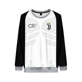 Женский свитшот 3D с принтом RONALDO JUVE SPORT в городе Новоалтайск, 100% полиэстер с мягким внутренним слоем | круглый вырез горловины, мягкая резинка на манжетах и поясе, свободная посадка по фигуре | cr7 | fc juventus | football | juve | juventus | ronaldo | sport | роналдо | спорт | футбол | ювентус