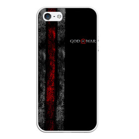 Чехол для iPhone 5/5S матовый с принтом God of War в городе Новоалтайск, Силикон | Область печати: задняя сторона чехла, без боковых панелей | god of war | арес | афина | бог | бог войны | воин | генерал | гидра | кратос | пиратs | призрак | спарта | татуировка