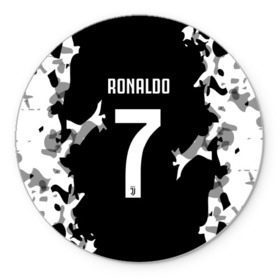Коврик круглый с принтом RONALDO JUVE SPORT в городе Новоалтайск, резина и полиэстер | круглая форма, изображение наносится на всю лицевую часть | cr7 | fc | football | ronaldo | sport | криштиану роналду | роналдо | фк | форма | футбольный клуб | ювентус