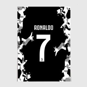 Постер с принтом RONALDO JUVE SPORT в городе Новоалтайск, 100% бумага
 | бумага, плотность 150 мг. Матовая, но за счет высокого коэффициента гладкости имеет небольшой блеск и дает на свету блики, но в отличии от глянцевой бумаги не покрыта лаком | cr7 | fc | football | ronaldo | sport | криштиану роналду | роналдо | фк | форма | футбольный клуб | ювентус