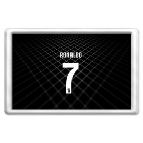 Магнит 45*70 с принтом RONALDO JUVE SPORT в городе Новоалтайск, Пластик | Размер: 78*52 мм; Размер печати: 70*45 | cr7 | fc | клуб | криштиану роналду | роналдо | фк | ювентус