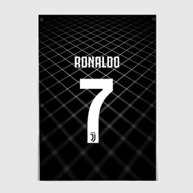 Постер с принтом RONALDO JUVE SPORT в городе Новоалтайск, 100% бумага
 | бумага, плотность 150 мг. Матовая, но за счет высокого коэффициента гладкости имеет небольшой блеск и дает на свету блики, но в отличии от глянцевой бумаги не покрыта лаком | cr7 | fc | клуб | криштиану роналду | роналдо | фк | ювентус