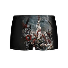 Мужские трусы 3D с принтом God of War в городе Новоалтайск, 50% хлопок, 50% полиэстер | классическая посадка, на поясе мягкая тканевая резинка | atreus | god of war | god of war 4 | gow | kratos | ps4 | атрей | бог войны | гов | зы4 | кратос | левиафан | мальчик | мимир | мировой змей | пиратs | руны | эксклюзив