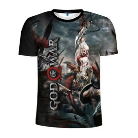 Мужская футболка 3D спортивная с принтом God of War в городе Новоалтайск, 100% полиэстер с улучшенными характеристиками | приталенный силуэт, круглая горловина, широкие плечи, сужается к линии бедра | Тематика изображения на принте: atreus | god of war | god of war 4 | gow | kratos | ps4 | атрей | бог войны | гов | зы4 | кратос | левиафан | мальчик | мимир | мировой змей | пиратs | руны | эксклюзив