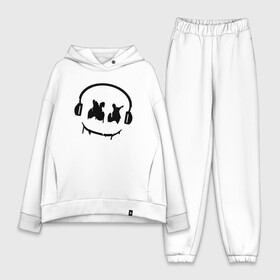 Женский костюм хлопок Oversize с принтом Music в городе Новоалтайск,  |  | electronic music | marshmello | маршмеллоу | электронная музыка