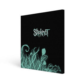 Холст квадратный с принтом Slipknot в городе Новоалтайск, 100% ПВХ |  | slipknot | грув | джей вайнберг | кори тейлор | крис фен | крэйг джонс | метал | мик томсон | музыка | ню | петля | рок | сид уилсон | скользящий узел | слайпкнот | слипкнот | слипнот | удавка