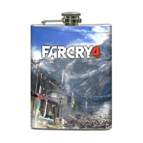 Фляга с принтом Far Cry 4 в городе Новоалтайск, металлический корпус | емкость 0,22 л, размер 125 х 94 мм. Виниловая наклейка запечатывается полностью | Тематика изображения на принте: action | far cry 4 | армия | гималаи | гирокоптер | мин | мир | открытый | франшиза | ховеркрафт | шутер