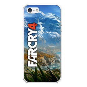 Чехол для iPhone 5/5S матовый с принтом Far Cry 4 в городе Новоалтайск, Силикон | Область печати: задняя сторона чехла, без боковых панелей | action | far cry 4 | армия | гималаи | гирокоптер | мин | мир | открытый | франшиза | ховеркрафт | шутер