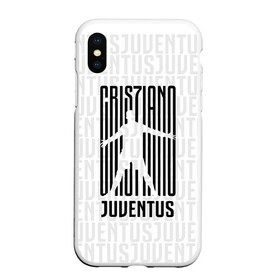 Чехол для iPhone XS Max матовый с принтом RONALDO JUVE SPORT в городе Новоалтайск, Силикон | Область печати: задняя сторона чехла, без боковых панелей | Тематика изображения на принте: club | cr7 | fc | football | ronaldo | sport | криштиану роналду | роналдо | спорт | фк | форма | футбольный клуб | ювентус