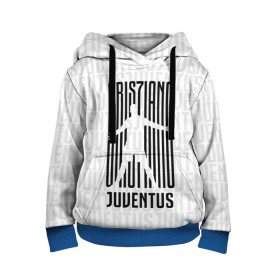 Детская толстовка 3D с принтом RONALDO JUVE SPORT в городе Новоалтайск, 100% полиэстер | двухслойный капюшон со шнурком для регулировки, мягкие манжеты на рукавах и по низу толстовки, спереди карман-кенгуру с мягким внутренним слоем | club | cr7 | fc | football | ronaldo | sport | криштиану роналду | роналдо | спорт | фк | форма | футбольный клуб | ювентус