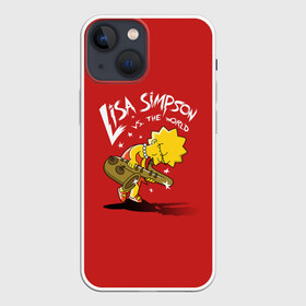 Чехол для iPhone 13 mini с принтом Лиза Симпсон в городе Новоалтайск,  |  | homer | lisa | simpson | simpsons | барт | гомер | лиза | мульт | мультик | мультфильм | симпсон | симпсоны