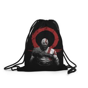 Рюкзак-мешок 3D с принтом God of War 4 в городе Новоалтайск, 100% полиэстер | плотность ткани — 200 г/м2, размер — 35 х 45 см; лямки — толстые шнурки, застежка на шнуровке, без карманов и подкладки | Тематика изображения на принте: atreus | god of war | god of war 4 | gow | kratos | ps4 | атрей | бог войны | гов | зы4 | кратос | левиафан | мальчик | мимир | мировой змей | пиратs | руны | эксклюзив