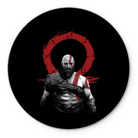 Коврик для мышки круглый с принтом God of War 4 в городе Новоалтайск, резина и полиэстер | круглая форма, изображение наносится на всю лицевую часть | atreus | god of war | god of war 4 | gow | kratos | ps4 | атрей | бог войны | гов | зы4 | кратос | левиафан | мальчик | мимир | мировой змей | пиратs | руны | эксклюзив