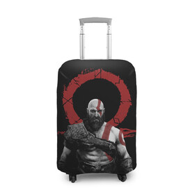 Чехол для чемодана 3D с принтом God of War 4 в городе Новоалтайск, 86% полиэфир, 14% спандекс | двустороннее нанесение принта, прорези для ручек и колес | atreus | god of war | god of war 4 | gow | kratos | ps4 | атрей | бог войны | гов | зы4 | кратос | левиафан | мальчик | мимир | мировой змей | пиратs | руны | эксклюзив