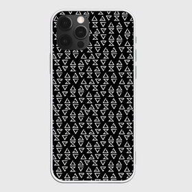Чехол для iPhone 12 Pro Max с принтом ВЕДЬМАЧЬИ ЗНАКИ в городе Новоалтайск, Силикон |  | Тематика изображения на принте: the witcher | аард | аксий | ведьмак | геральт | игни | ирден | квэн | магия | паттерн | руны | черно белый