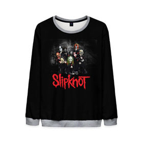 Мужской свитшот 3D с принтом Slipknot в городе Новоалтайск, 100% полиэстер с мягким внутренним слоем | круглый вырез горловины, мягкая резинка на манжетах и поясе, свободная посадка по фигуре | slipknot | грув | джей вайнберг | кори тейлор | крис фен | крэйг джонс | метал | мик томсон | музыка | ню | петля | рок | сид уилсон | скользящий узел | слайпкнот | слипкнот | слипнот | удавка