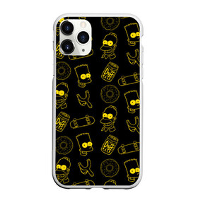 Чехол для iPhone 11 Pro Max матовый с принтом Барт и Гомер в городе Новоалтайск, Силикон |  | Тематика изображения на принте: duff | simpsons |  bart |  homer  | барт | гомер | дафф | доска | коллаж | пончик | рогатка | симпсоны | скейт | скейты