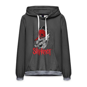 Мужская толстовка 3D с принтом Slipknot в городе Новоалтайск, 100% полиэстер | двухслойный капюшон со шнурком для регулировки, мягкие манжеты на рукавах и по низу толстовки, спереди карман-кенгуру с мягким внутренним слоем. | slipknot | грув | джей вайнберг | кори тейлор | крис фен | крэйг джонс | метал | мик томсон | музыка | ню | петля | рок | сид уилсон | скользящий узел | слайпкнот | слипкнот | слипнот | удавка